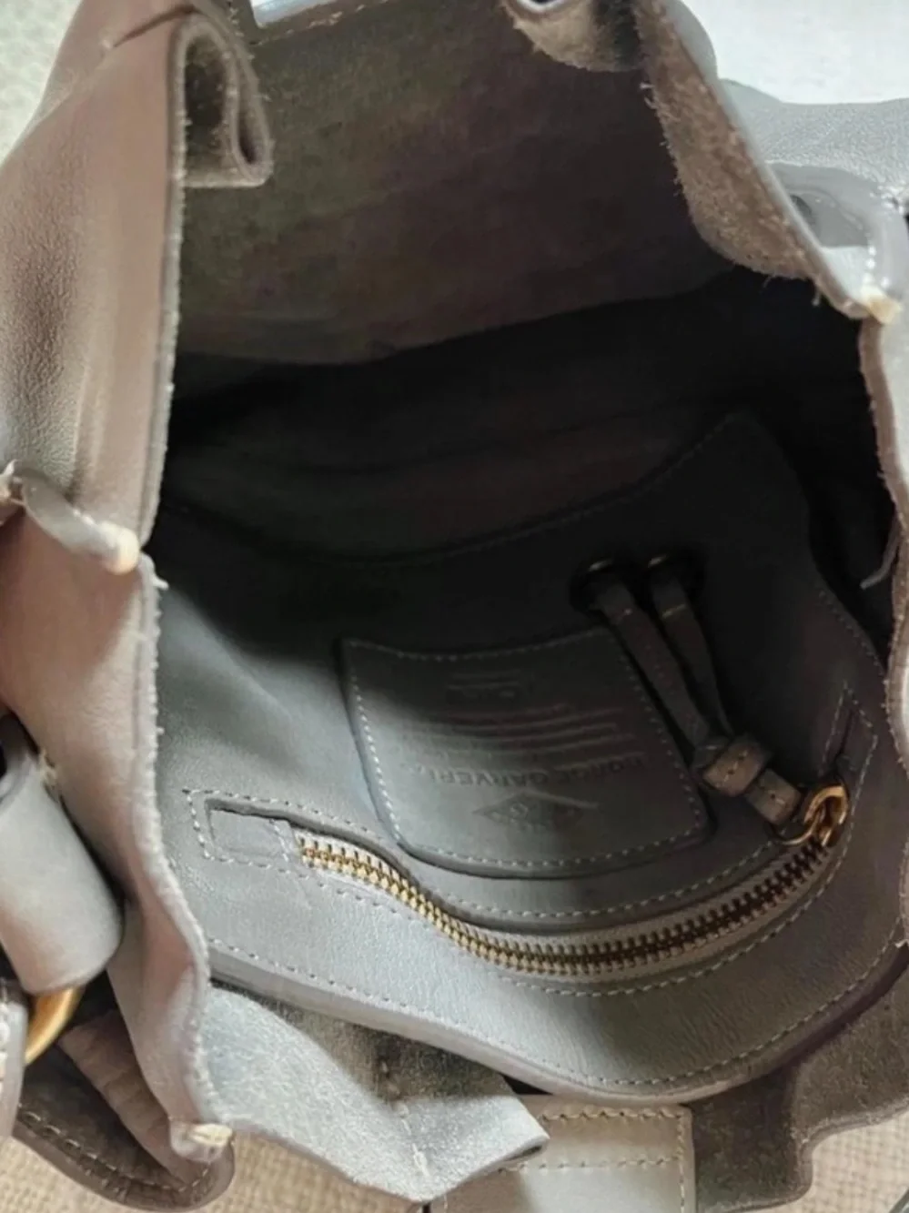J.Crew vintage gray shoulder bag